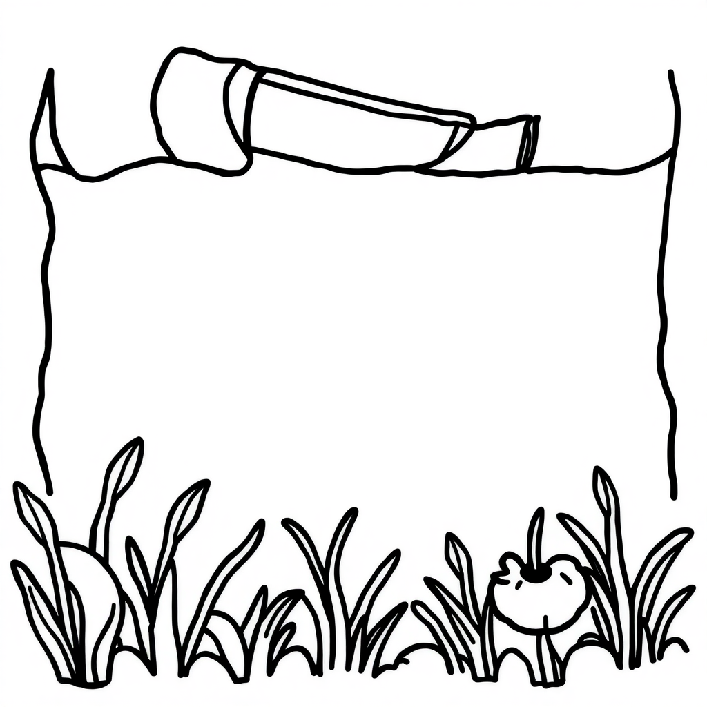 Artist Painting Coloring Page