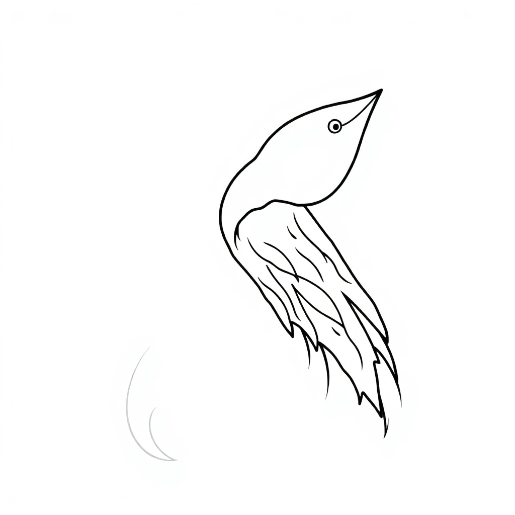 Comet With Tail Coloring Page