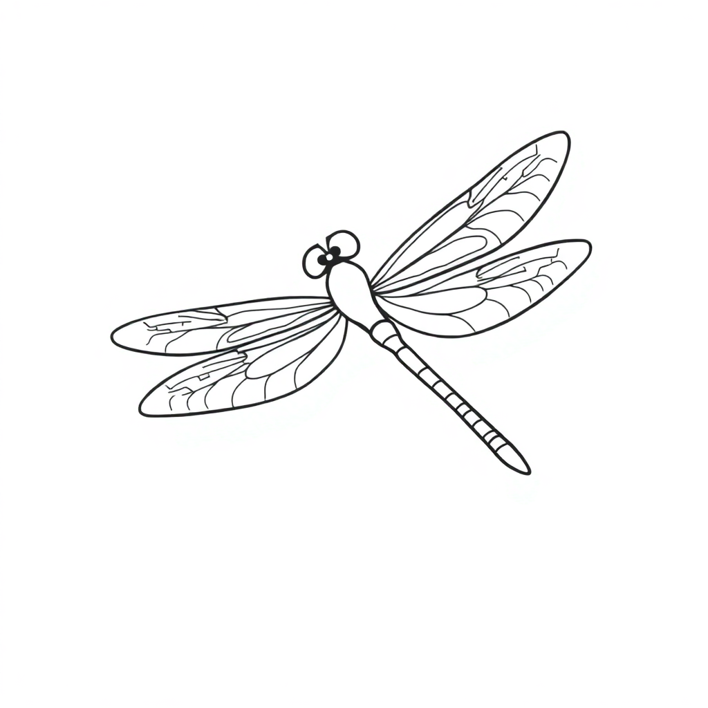 Dragonfly Coloring Page