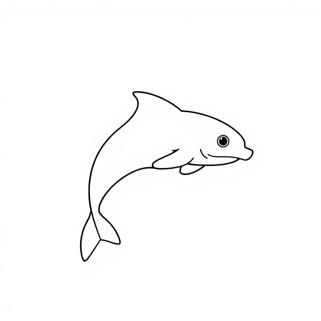 Graceful Swimmer Diving Coloring Page