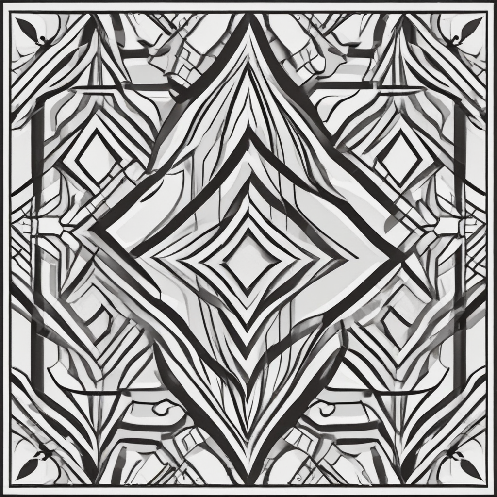 Nordic Pattern Coloring Page