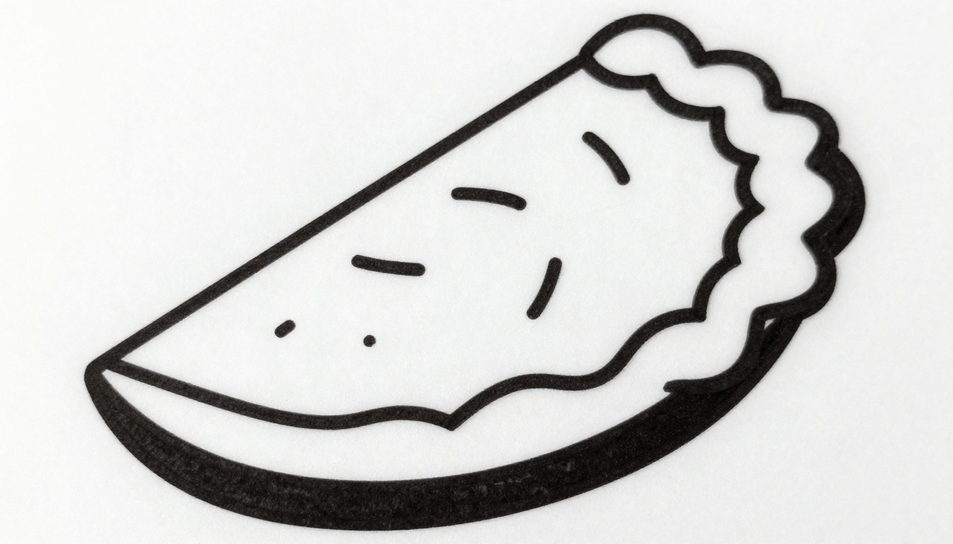 Pie Slice Coloring Page