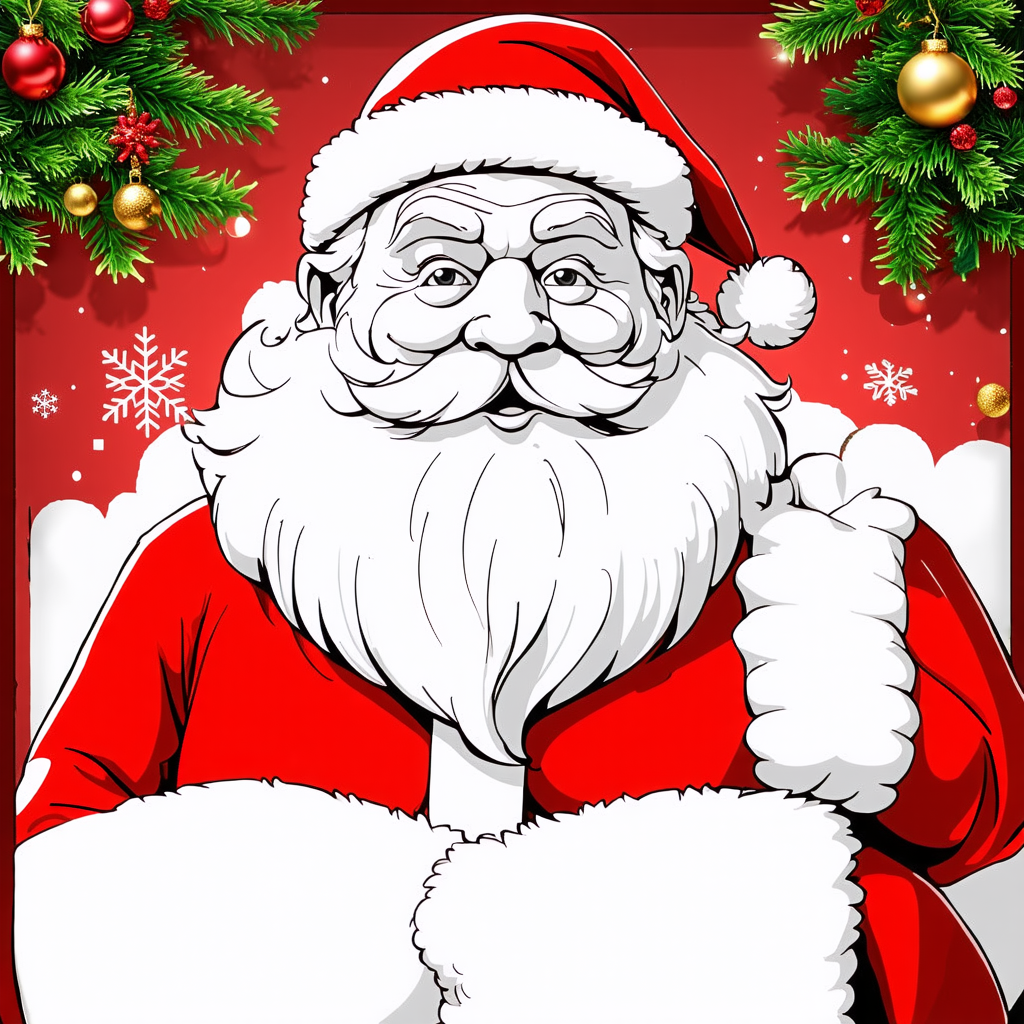 Santa Claus Coloring Page