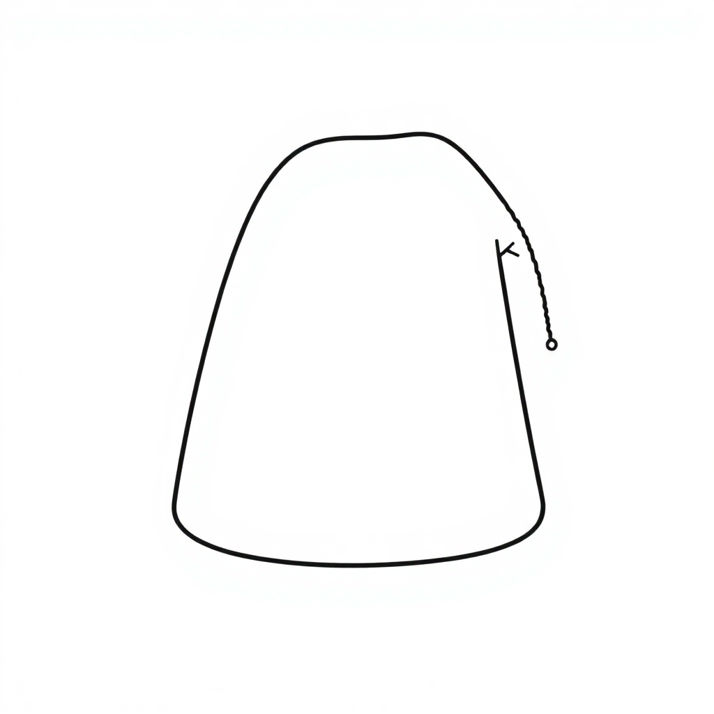 Sleepy Pilgrim Hat Coloring Page