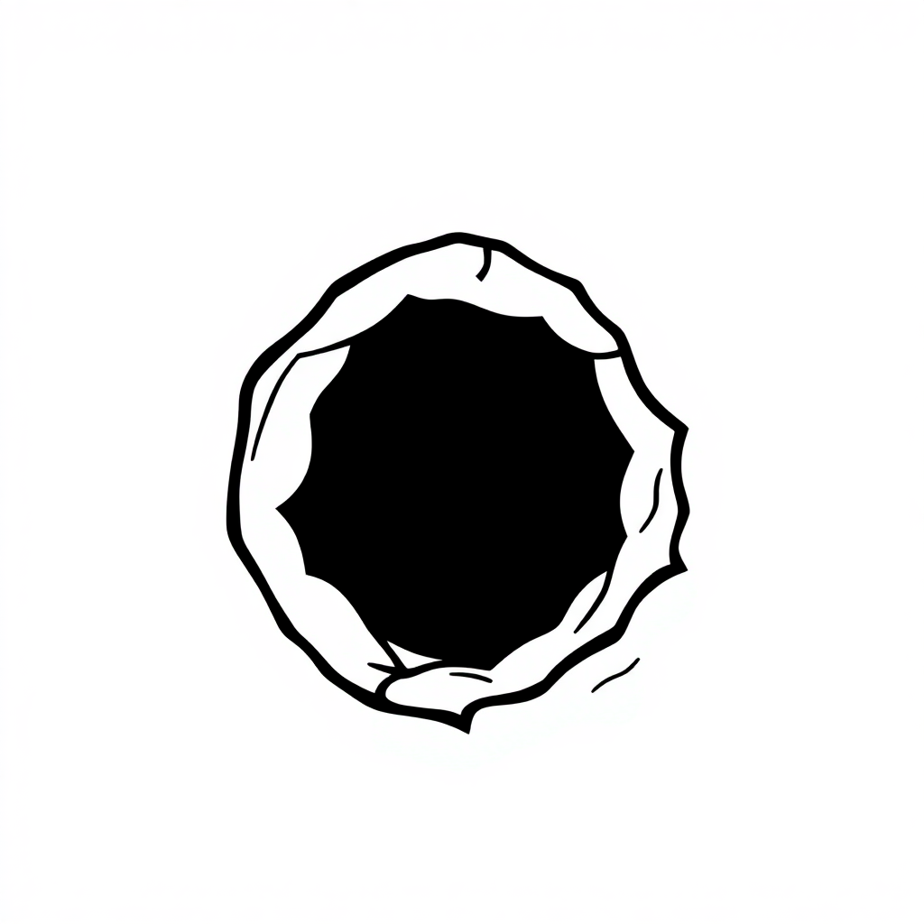 Tiny Black Hole Coloring Page