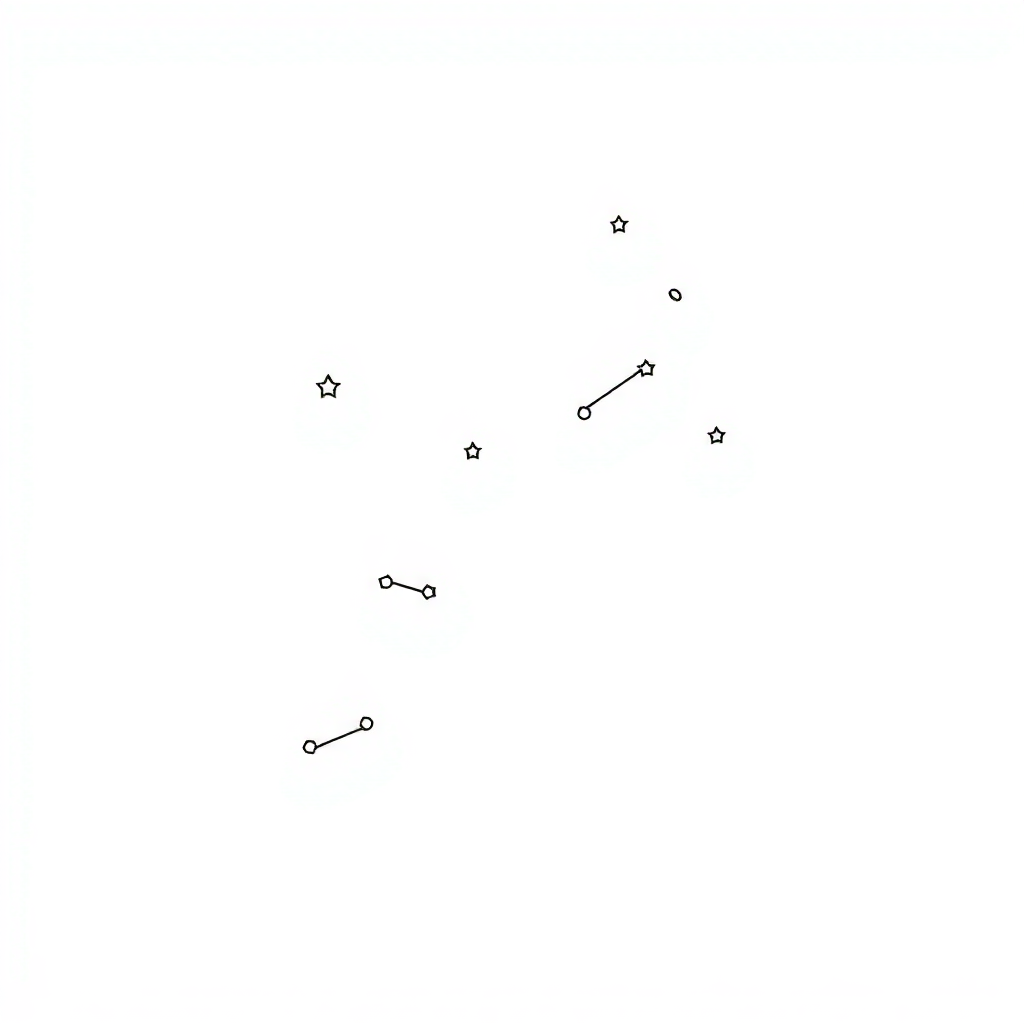 Tiny Constellation Pattern Coloring Page