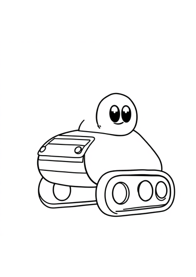 Baby Tank Coloring Page
