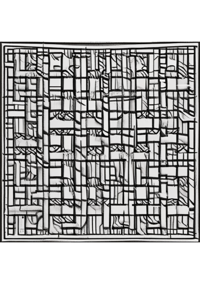 Basket Weave Pattern Coloring Page