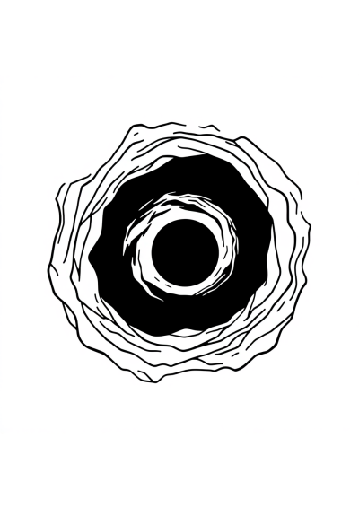 Black Hole Coloring Page