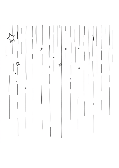 Constellation Pattern In Rain Coloring Page