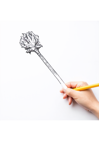 Magic Wand Coloring Page