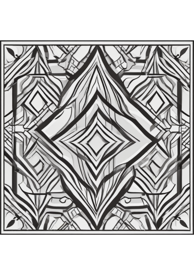 Nordic Pattern Coloring Page