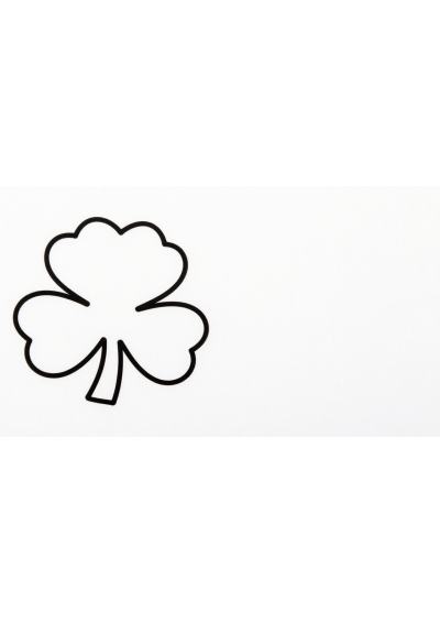 St Patricks Shamrock Coloring Page