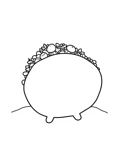 Taco In Winter Coloring Page