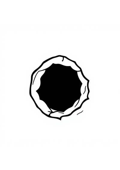 Tiny Black Hole Coloring Page