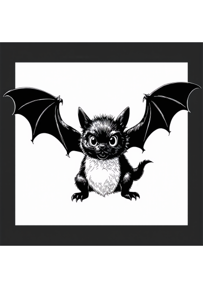 Vampire Bat Coloring Page