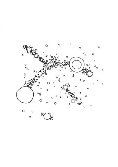 Wild Milky Way Galaxy Coloring Page